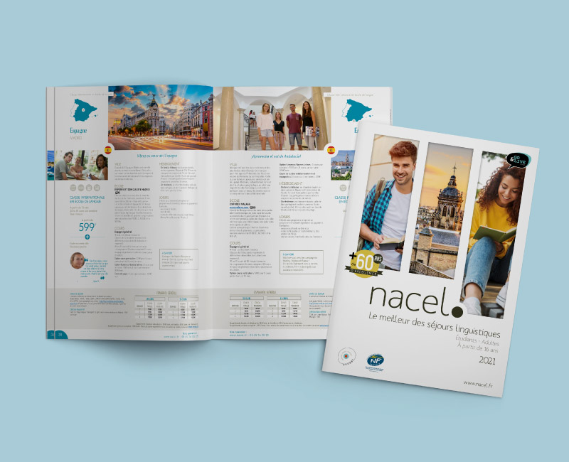 Brochures Nacel : Séjours linguistiques