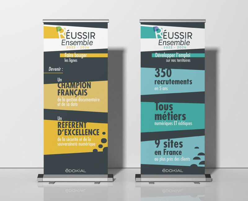 Roll-ups "Réussir ensemble"